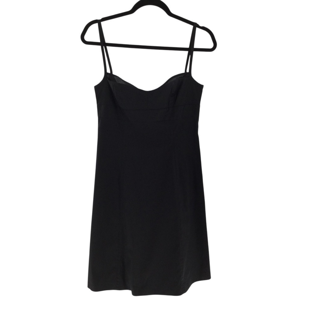 J.‎ Crew Elegant Black Spaghetti Strap Sweetheart Dress